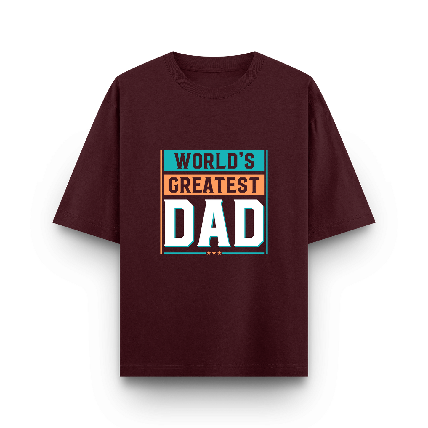 World’s Best Dad Oversized T-Shirt