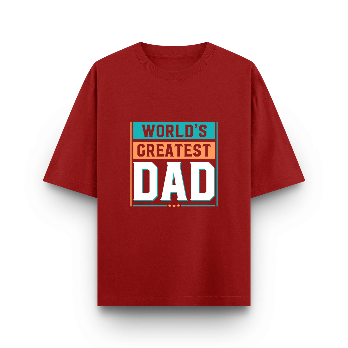World’s Best Dad Oversized T-Shirt