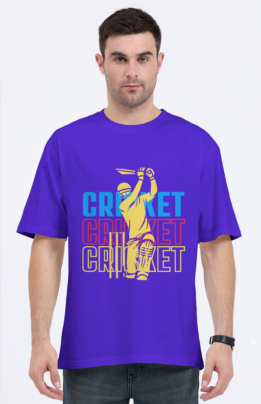 Unisex Blue T-Shirt – "Cricket" Edition