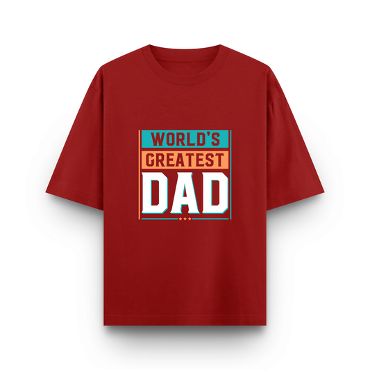 World’s Best Dad Oversized T-Shirt